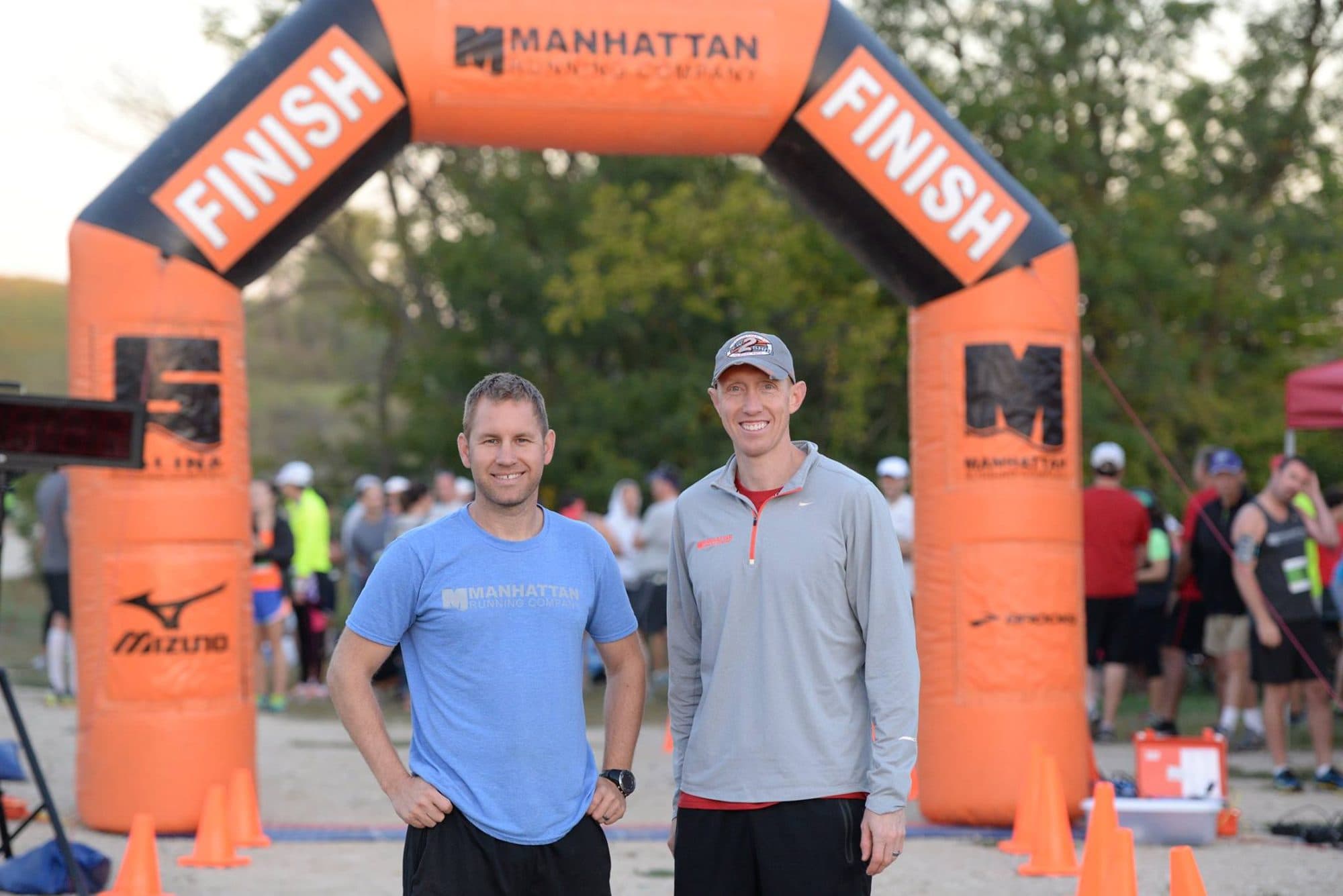 Ben and Trey at a Konza finish